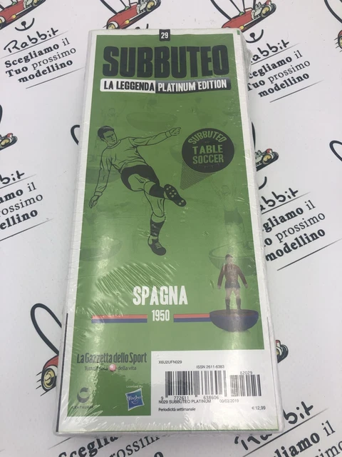 Subbuteo La Leggenda Platinum Edition N°13 – Tchécoslovaquie – édition 2018 Neuve
