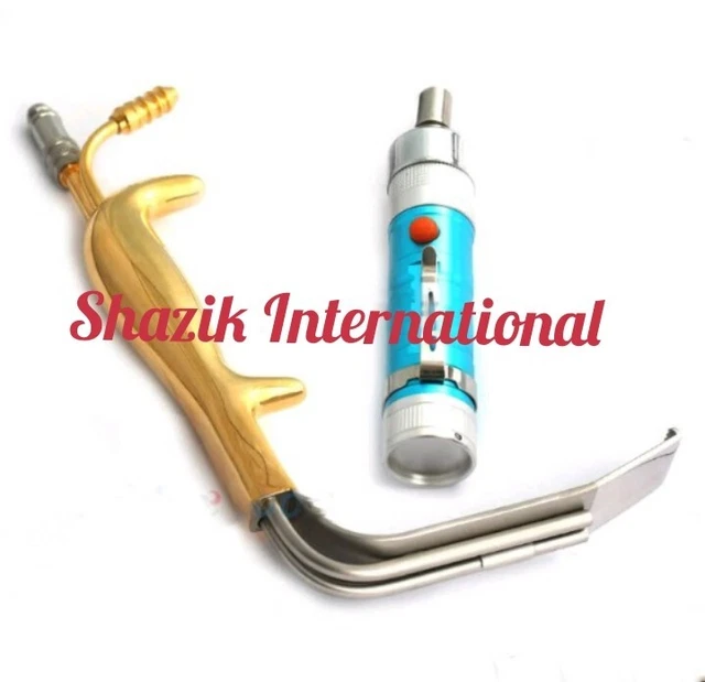 FIBER OPTIC LIGHTED Breast Retractor With Suction & LED light Source