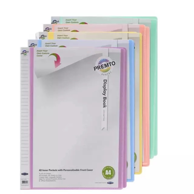 Esselte Colour'Breeze Display Book with 60 pockets