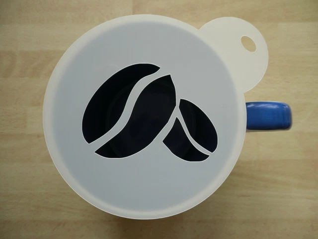 Pochoirs Pour Tasse à Café MAYJOYDIY - 4 Motifs 30x30 Cm Réutilisables En PET