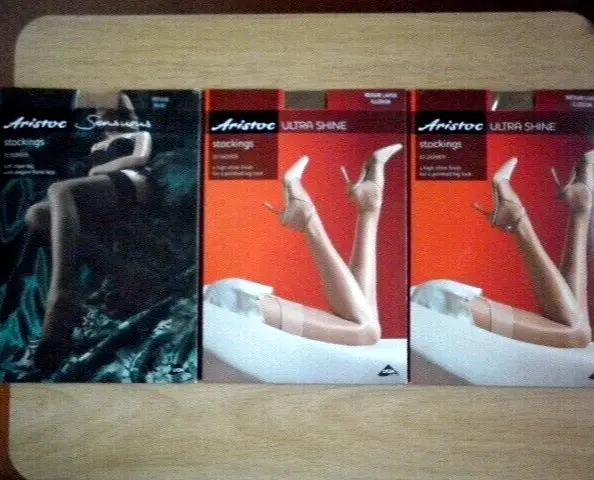 3x SET R£27 ARISTOC STOCKINGS MEDIUM LARGE SENSUOUS NUDE ILLUSION JOB LOT BUNDLE