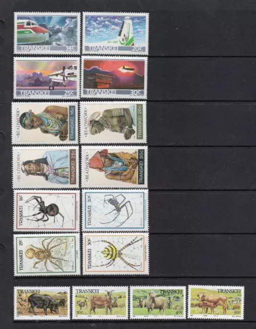 Transkei Mnh 1987 Complete Year Sets