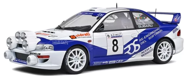 Subaru Impreza S5 WRC99 No 8 Rallye Azimut Di Monza 2000 1/18 - S1807403 SOLIDO