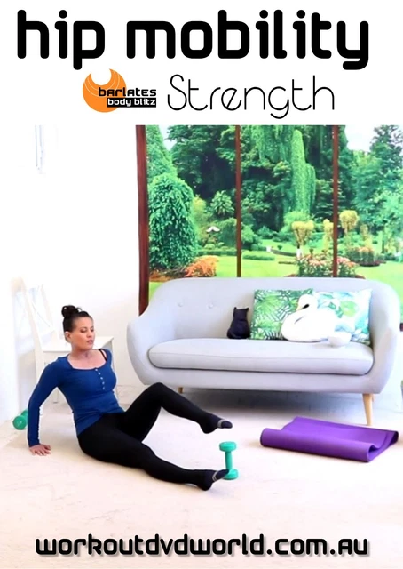 35 min Hip Mobility Workout DVD BARLATES BODY BLITZ Hip Mobility Strength DVD