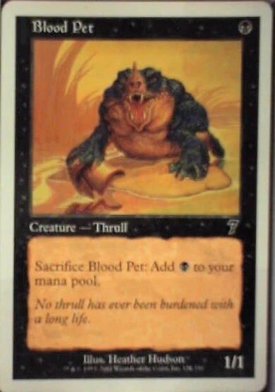 MTG - 7TH Edition - Blood Pet - Foil - NM+ $35.89 - PicClick