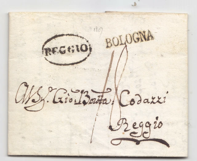 Document Ancien II880 – Période Napoléonienne – Romagna – Pref. Saludecio X Pesaro (Occasion)