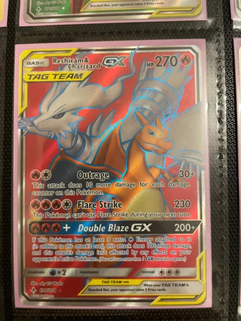 Buy RESHIRAM & Charizard GX 194/214 - Full Art - Unbroken Bonds