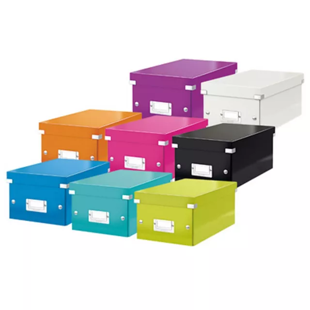 Leitz 6042 Aufbewahrungsbox Sammelbox Click & Store, DVD-Box