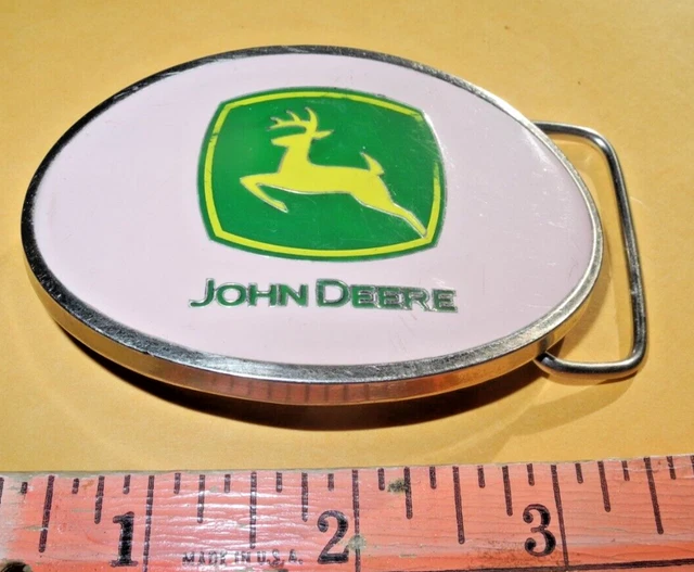 John Deere Belt Buckle Many For Sale Nos Pink Green Yellow