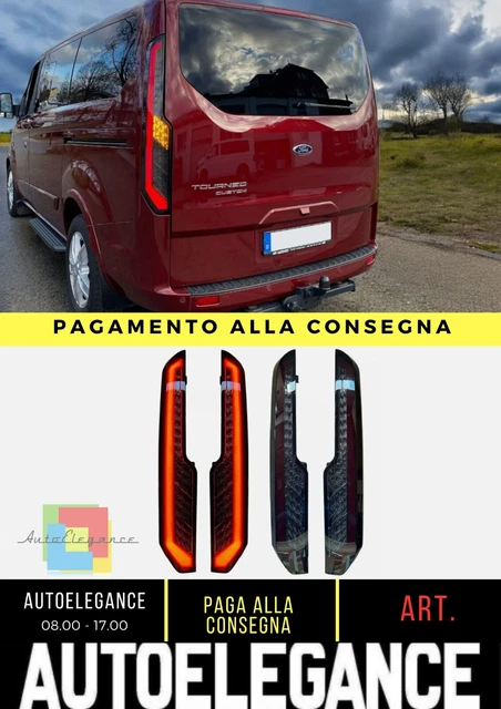 Feu Arrière Gauche Pour Ford Transit Courier / Tourneo (2014+) - Homologué E, Compatible ET7613405AB, 1841017, 2069626