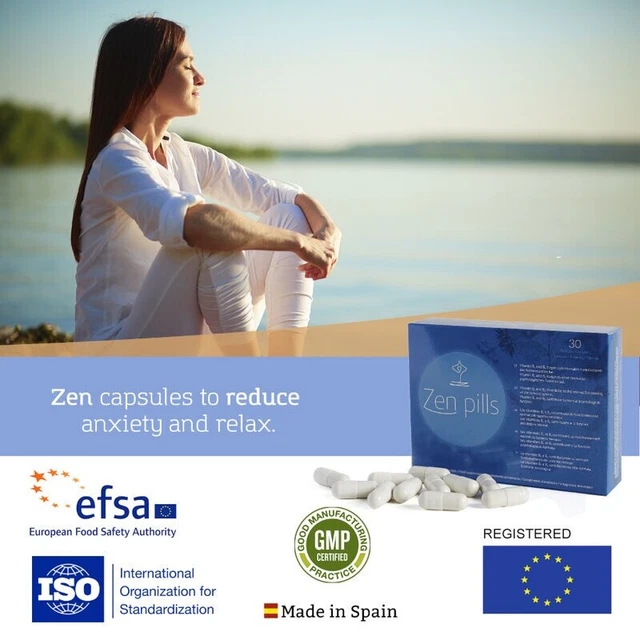 Pastillas Relajacion Y Reduccion Ansiedad - Relajante Natural Y Estado De Ánimo