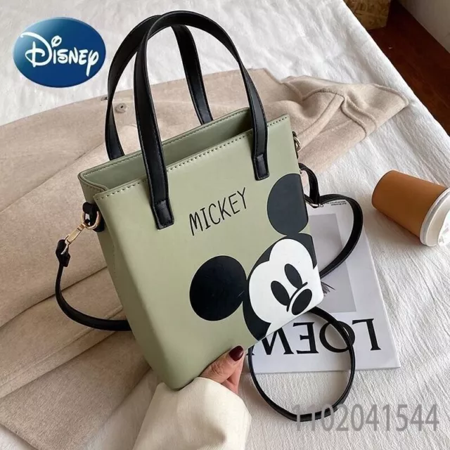 Cartoon Disney Mickey Mouse Handbag Women Crossbody Shoulder Bag Birthday Gifts