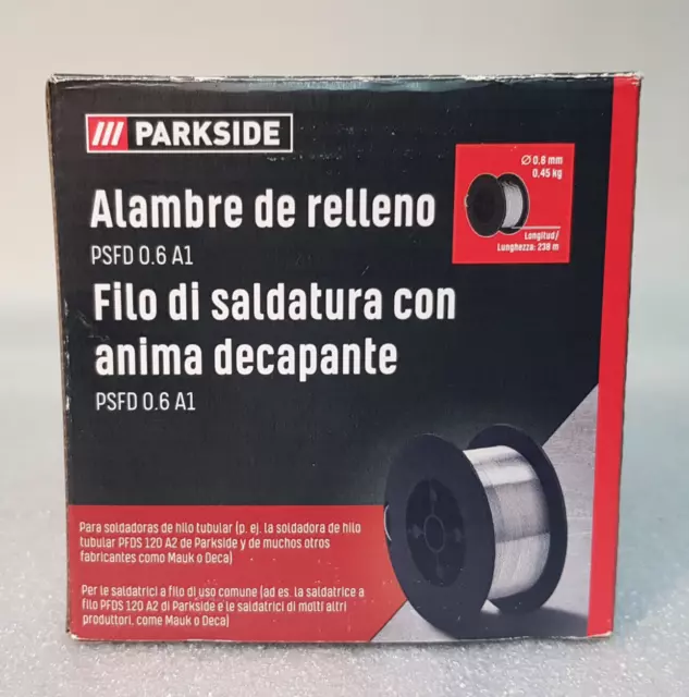 PARKSIDE Filo di saldatura 0,6 mm in acciaio - anima decapante PSFD x saldatrici