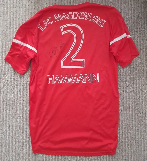 1.FC Magdeburg FCM Matchworn Trikot Nico Hammann Spielertrikot Rarität FCM