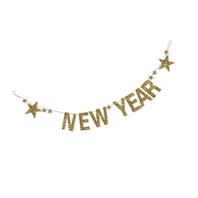 New Year Party Decorations Happy The Sign Cafe Shopping Mall