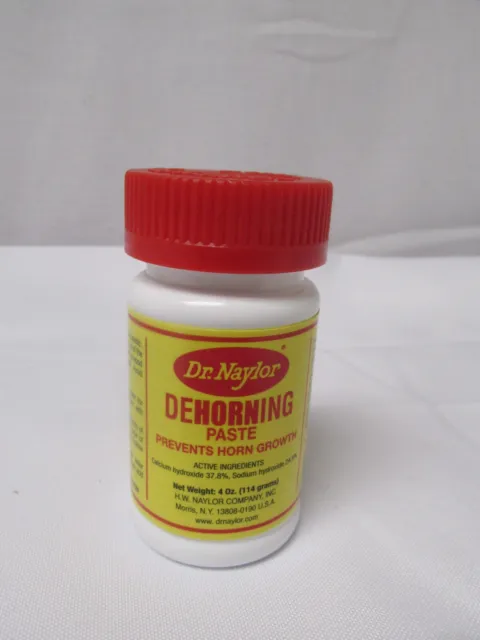 Dr. Naylor Dehorning Paste Prevents Horns growth 4oz Made in USA EXP 11/ 2025