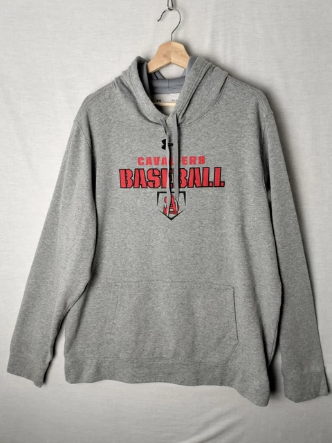 Felpa con cappuccio Under Armour Cavaliers grigio misto cotone - Uomo XL
