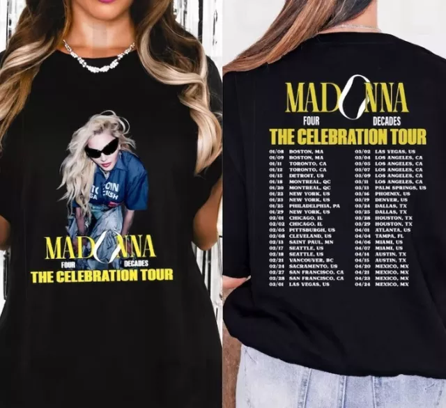 MADONNA THE CELEBRATION Tour 2024 Shirt, Madonna Vintage TShirt