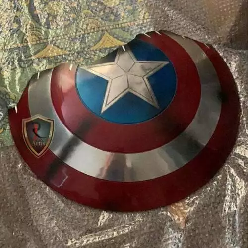 Captain America Broken Shield - Metal Prop Replica - Avengers Endgame