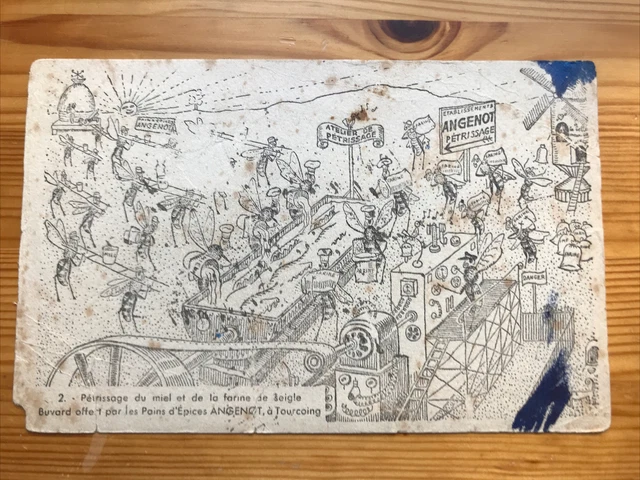 buvards publicitaires ancien pain d’épices Angenot Tourcoing