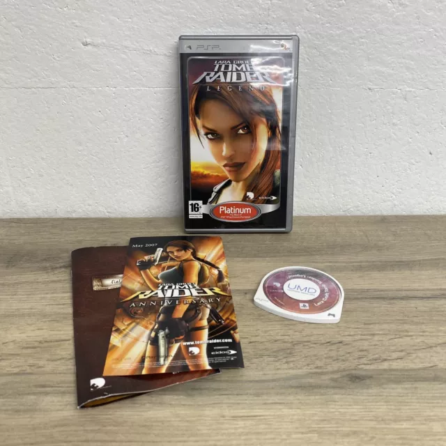 Lara Croft Tomb Raider: Legend Sony Playstation Portable PSP - Complete Manual -