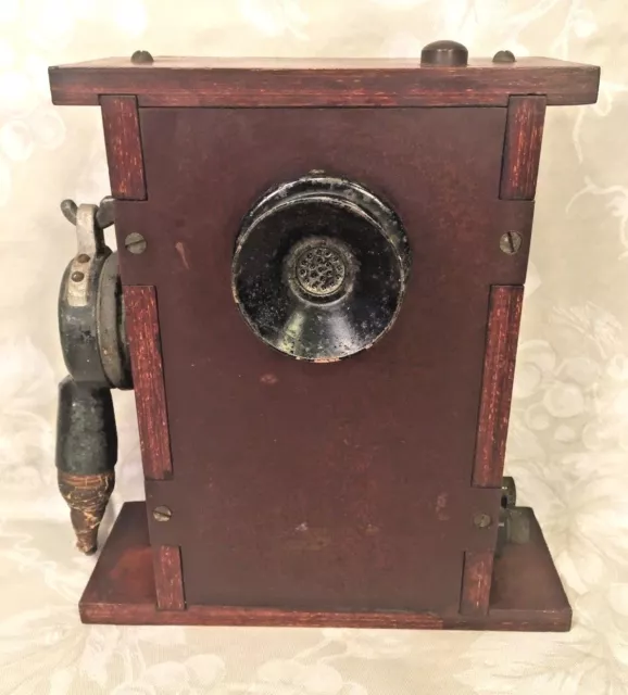 Vintage Marine/Nautical Communication Device Wood & Bakelite Case WWII Era