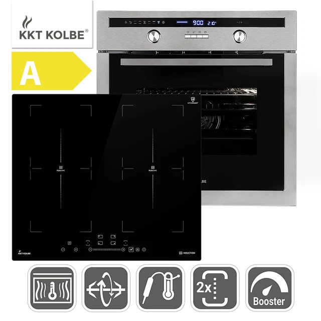 Cuisinière: 60cm Four encastrable EB8013ED + 59cm Plaque Induction IND5904FZ