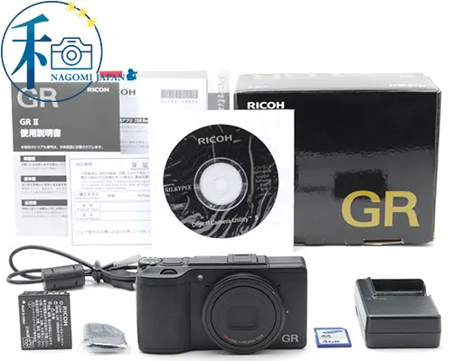 [NEAR MINT in Box w/SD] RICOH GR II 16.2MP Compact Wi-Fi Camera Black From JAPAN