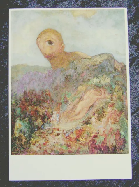 Kunstpostkarte: Odilon Redon: Der Cyclop, 1895-1900