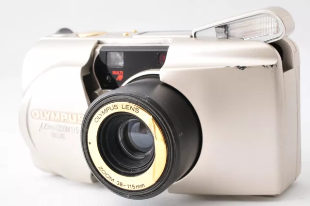 [Probada Exc+5] Cámara fotográfica de lujo Olympus μ Mju Zoom 115 JAPÓN