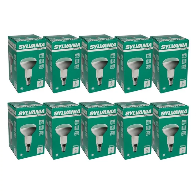 Lot De 10 Ampoules LED Réflecteur R50, 25W, E14, Blanc Chaud - Parfait Pour éclairage D'ambiance