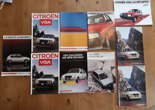 catalogue brochure publicitaire citroën VISA