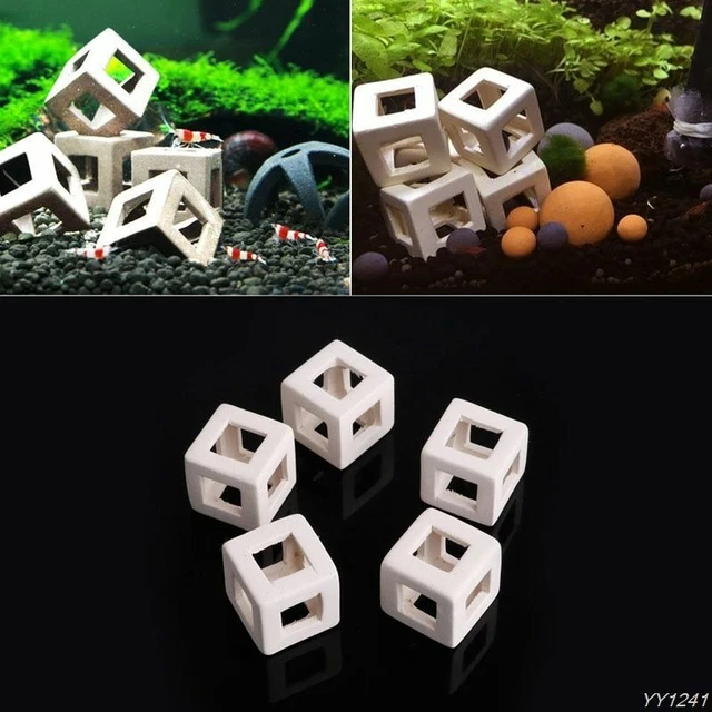 Shrimp Small Fish Ceramic Home Shelter Cave Breeding For Aquarium Fish-Tank 5Pc 2