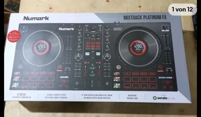 Numark Mixtrack Platinum FX DJ-Controller - NEU