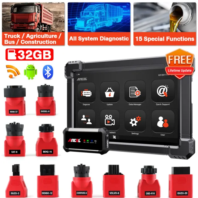 Motorcycle All System Diagnostic Tool Moto OBD2 Scanner ABS TPMS EBS ECU  Coding