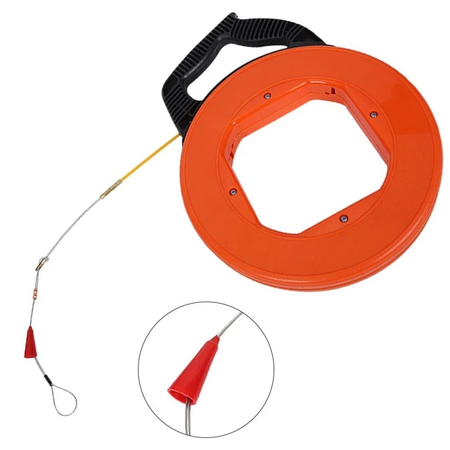 Outil de routage de câble fiable longue durée 30 m 4 mm polyester spirale rét