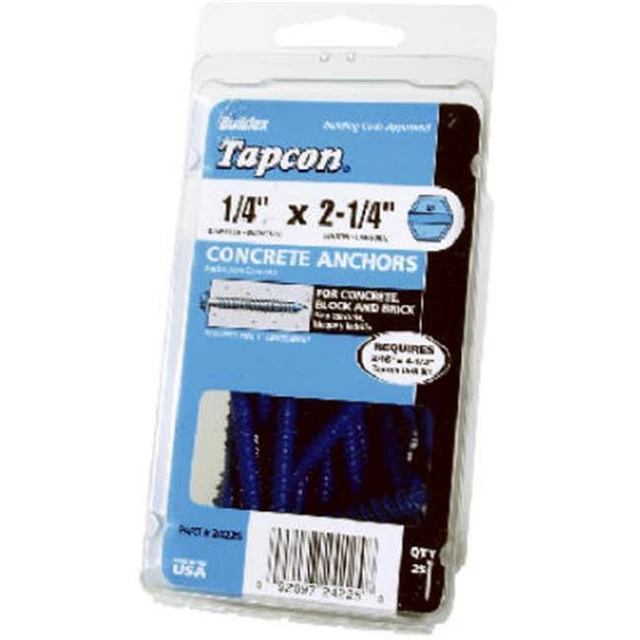 ITW Brands 24230 25PK1/4x2-3/4 Concrete Anchor