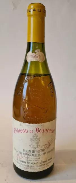 Beaucastel blanc Vieilles Vignes 1991, Grand Vin de Châteauneuf-du-Pape