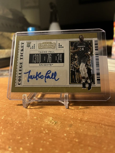 Tacko Fall 2019-20 Panini Contenders Draft Rookie Ticket Auto UCF RC Card #118