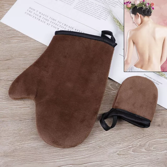 Reusable Body Cleaning Glove Body Self Tan Applicator Tanning Gloves Crea-wf-wf