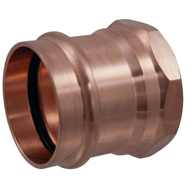 1 In. Press x 1 In. Female Copper Adapter 9025250PCU  9025250PCU 1 In. Press x