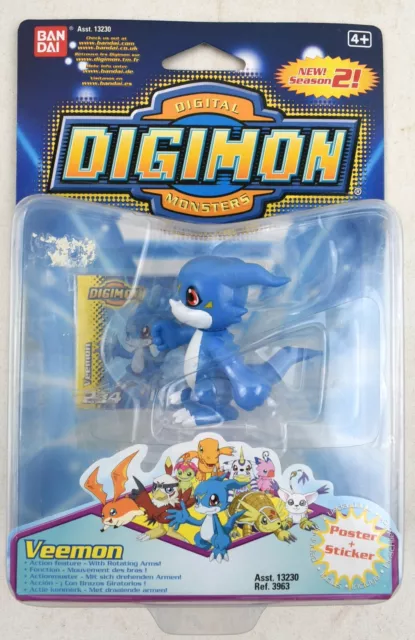 Digital Digimon Monsters - VEEMON - Vintage 90's Figure (by Bandai)   *RARE*