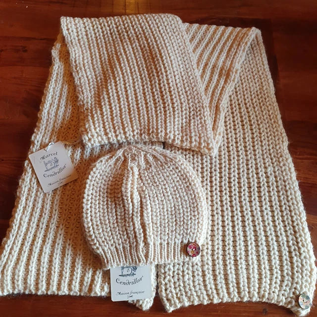 Col Snood / Écharpe Beige Parme Multicolore - Licence Cendrillon - Personnage Cole - Neuf Avec Étiquettes - Femme