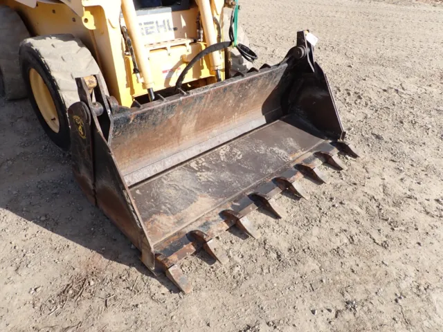Construction Attachments 72" 4 In 1 Skid Steer Tooth Bucket Stock#616473