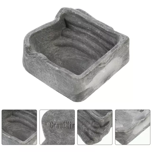 4Pcs Resin Rock Reptile Bowl for Food and Water Feeding-RP