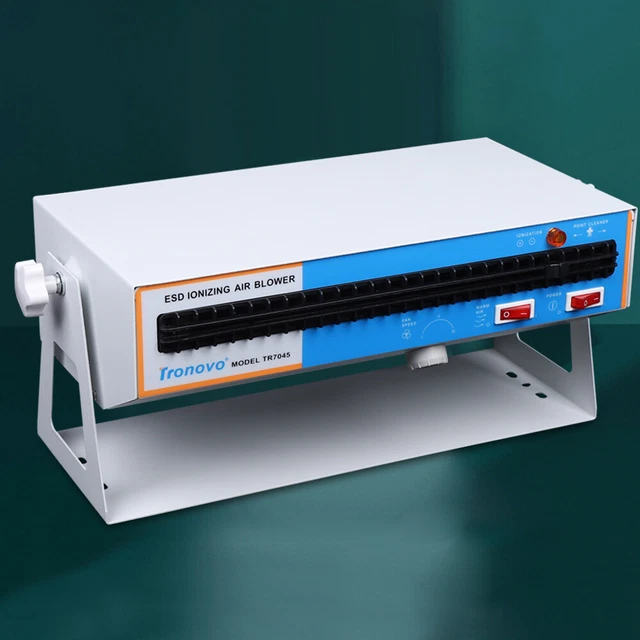 Anti-Static Ionizer Ionizing Air Blower Desktop Ion Fan Static Eliminator 110V