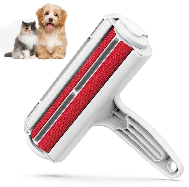 Reusable Pet Hair Remover Roller Brush Dog Cat Hair Cleaning Furniture Couch