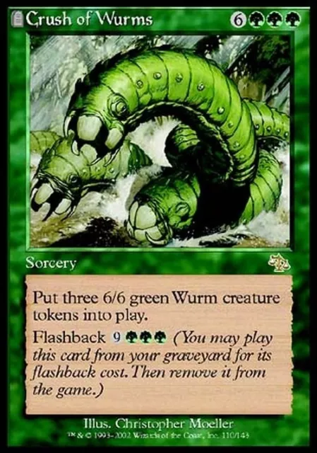 Crush of Wurms ~ Judgment [ MODERATELY PLAYED ] [ Magic MTG ]