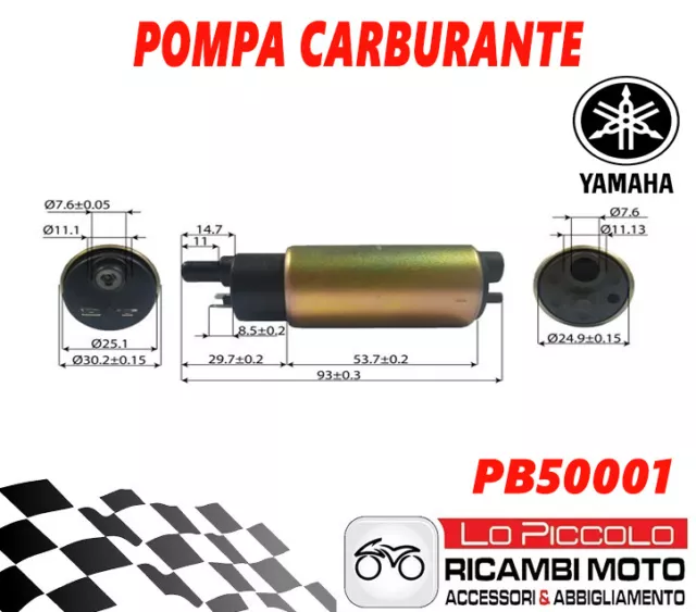 POMPA CARBURANTE BENZINA GALEGGIANTE per YAMAHA X-MAX 125/250 TMAX T MAX 500/530