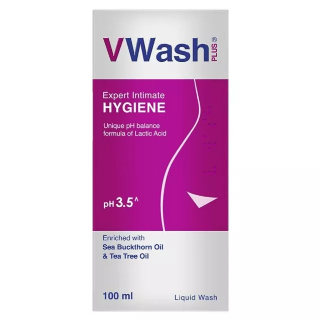 VWash Plus Expert Higiene Íntima, Con Aceite de Árbol de Té/Mostrador de...